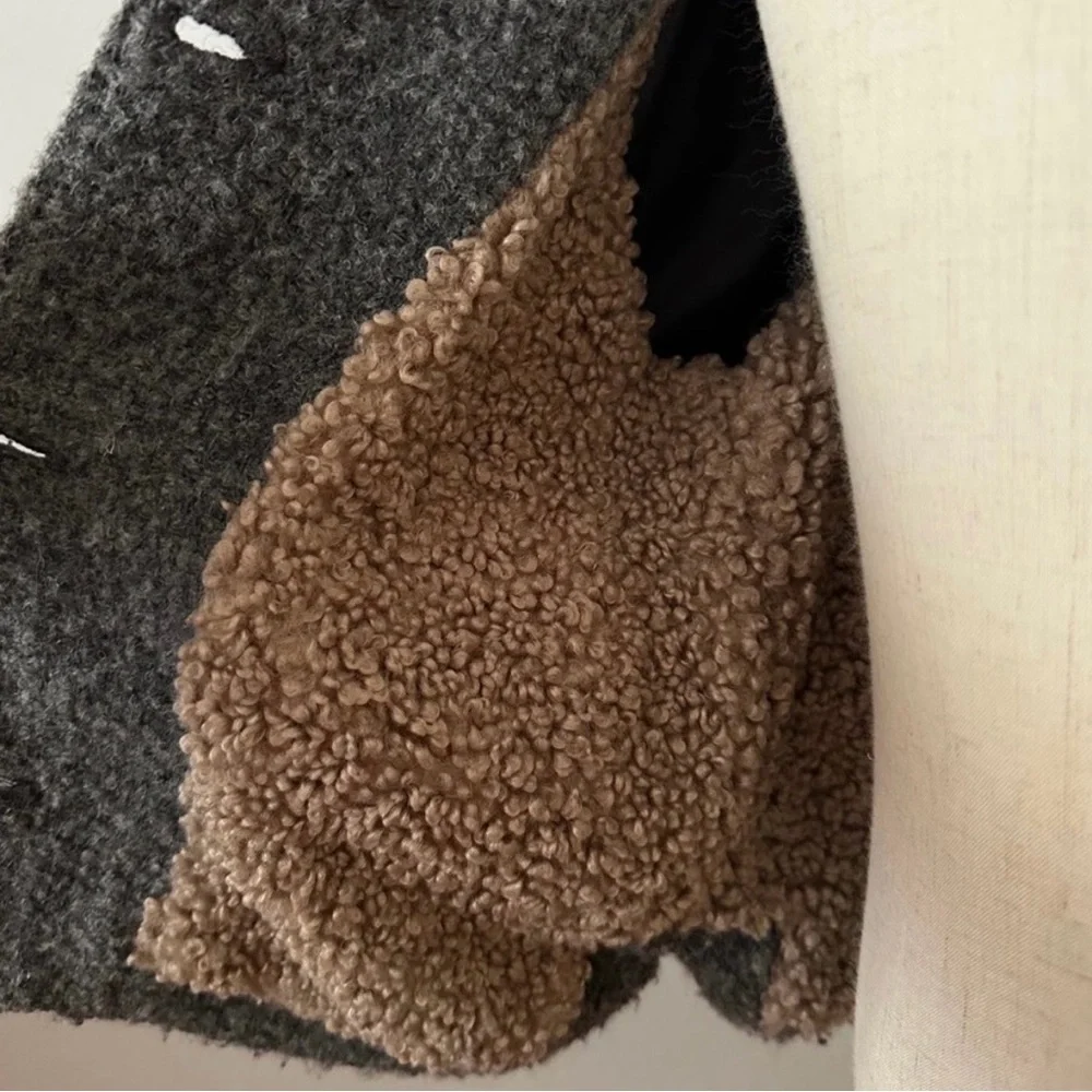 ZARA TODDLER GIRL FLEECE LINED COAT